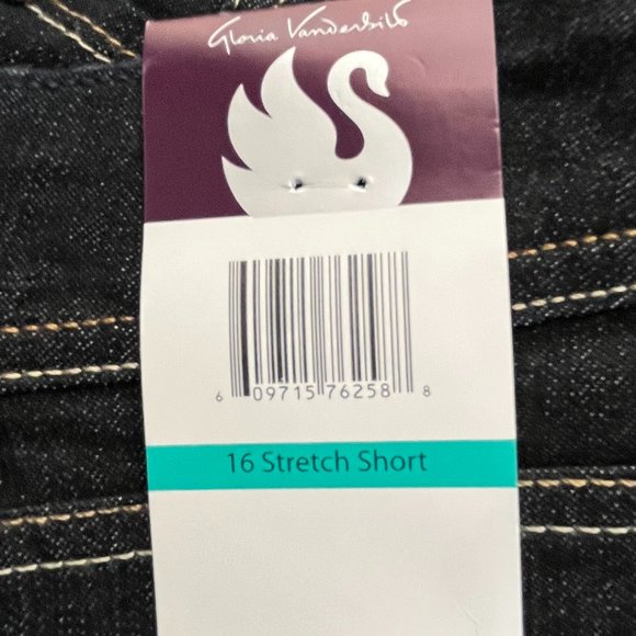 Gloria Vanderbilt DARK WASH MIDRISE FLARE JEANS NWT SIZE 16 - Picture 6 of 9
